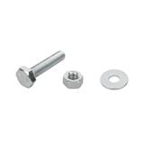 HEX BOLTS DEXZON 5/16INX1-1/4IN STEEL 0.5KG WH
