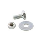 HEX BOLTS DEXZON 1/4INX1/2IN STEEL 0.5KG WH