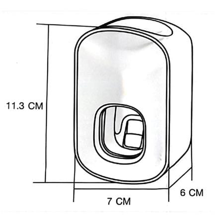 MOYA TOOTHPASTE HOLDER TISSUE E1922 WHITE+GREY