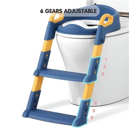 COSSY PLUS KIDS FOLDABLE TOILET LADDER CP-SCDB790BL BLUE