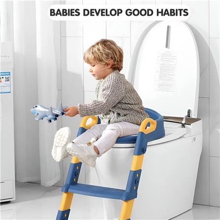 COSSY PLUS KIDS FOLDABLE TOILET LADDER CP-SCDB790BL BLUE