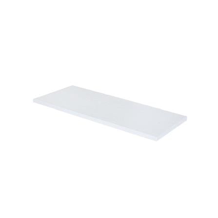 WOODEN SHELF WITH MELAMINE TOP STACKO 80X30X1.6cM WHITE EVELYN