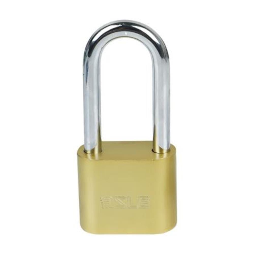 AZLE 40MM 40LSB POLISHED BRASS PADLOCK SINGLE
