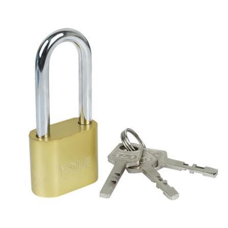 AZLE 40MM 40LSB POLISHED BRASS PADLOCK SINGLE