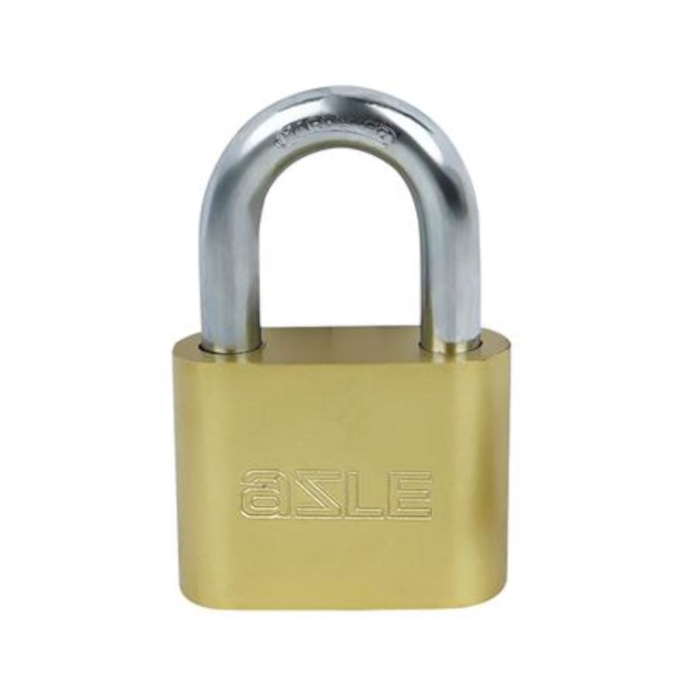 AZLE 40MM 40SB POLISHED BRASS PADLOCK SINGLE