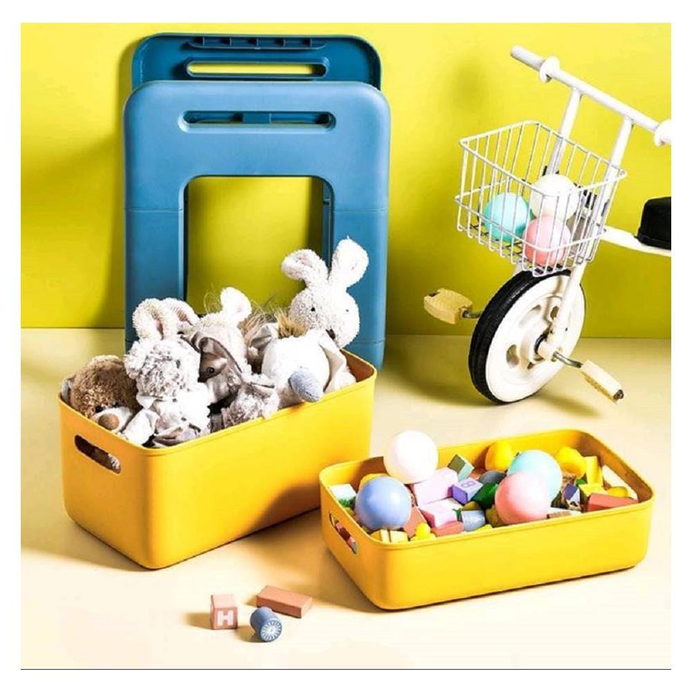 2-TIER DRAWER STACKO MARU 25.5X38X25.5CM YELLOW