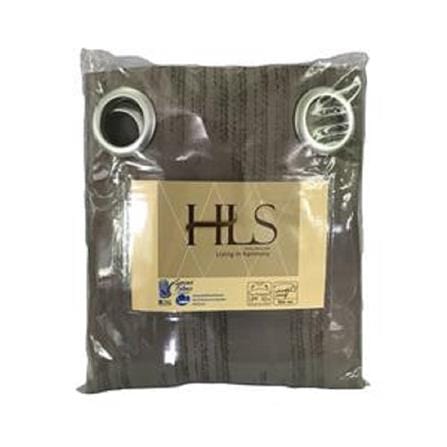 CURTAIN HOME LIVING STYLE LEAF 140x220 CURTAIN LEAF 220 BR BROWN