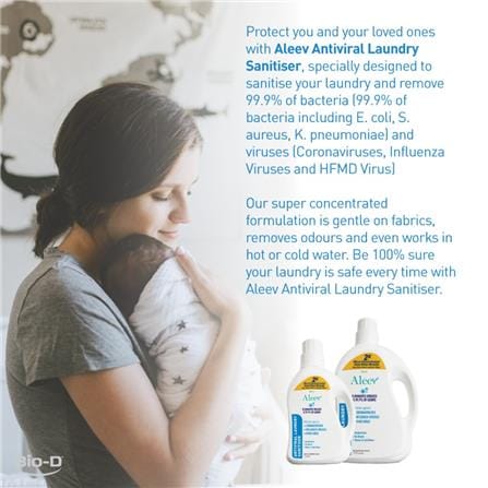 ALEEV ANTIVIRAL LAUNDRY SANITISER 1.75L SPRING GARDEN