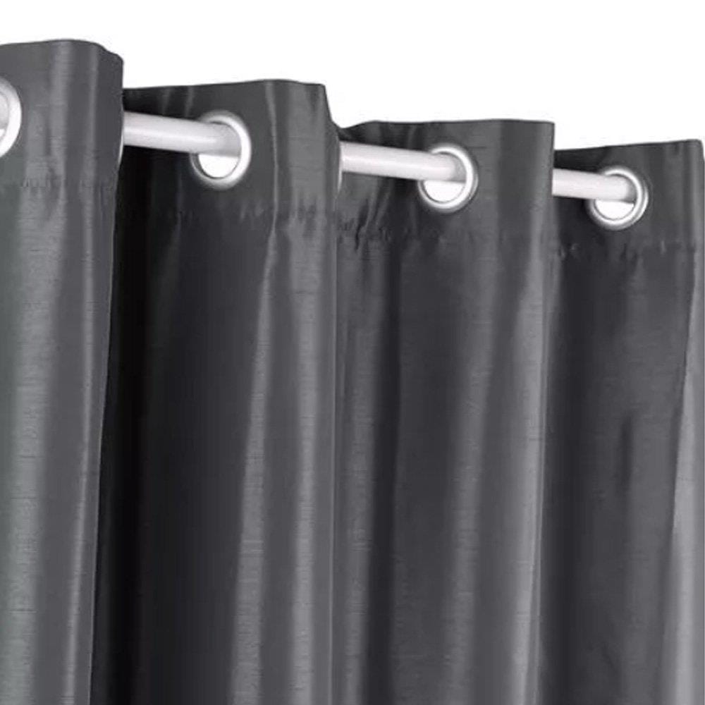 HLS CURTAIN EYELET TULIP 140X280CM GRAY