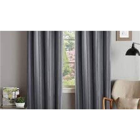 HLS CURTAIN EYELET TULIP 140X220CM GRAY