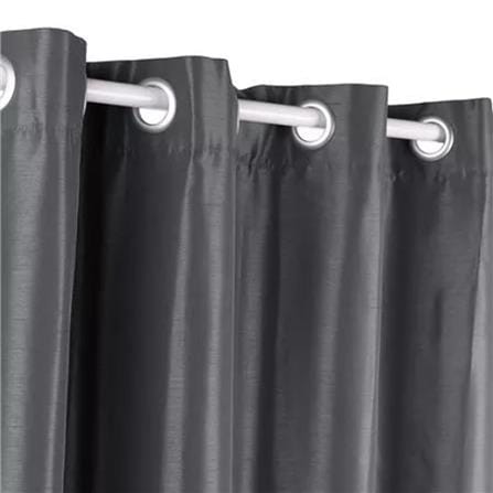 HLS CURTAIN EYELET TULIP 140X180CM GRAY