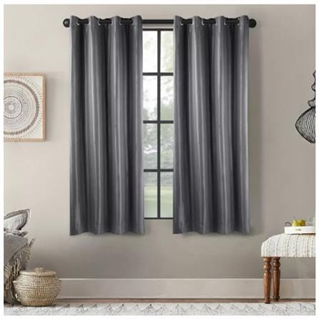 HLS CURTAIN EYELET TULIP 140X180CM GRAY