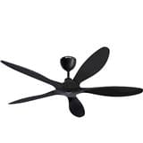 CEILING FAN FREESENZ PIANO BLACK MAVA ABS  BLACK 54"