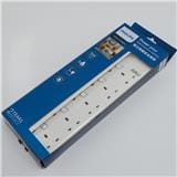 POWER STRIP 5G2M 2M T/SCKT PLP-SPN1654WA PHILIPS