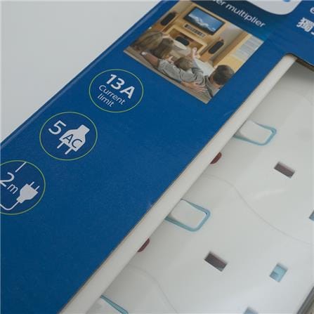 POWER STRIP 5G2M 2M T/SCKT PLP-SPN1654WA PHILIPS