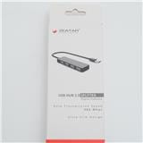 4 PORT USB HUB LED ZUH9224 ZEATAR BLACK