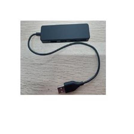 4 PORT USB HUB LED ZUH9224 ZEATAR BLACK