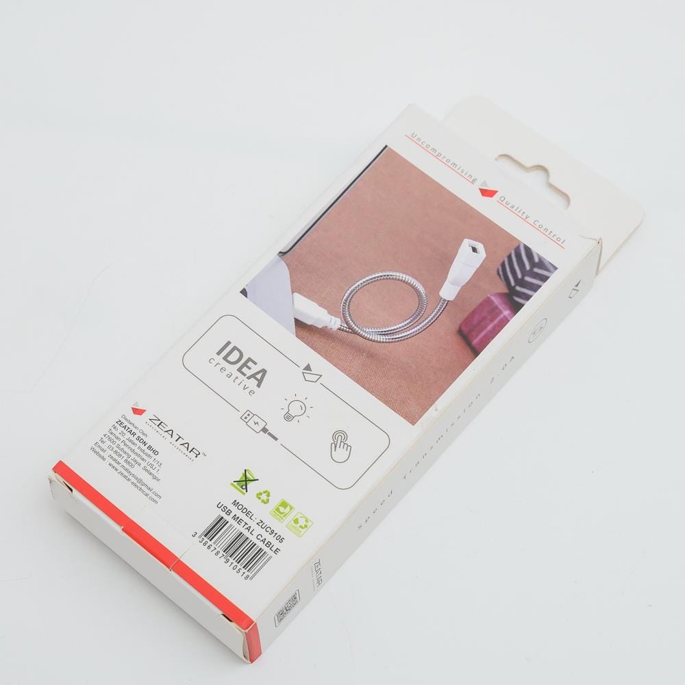 USB METAL CABLE 300MM ZUC9105 ZEATAR