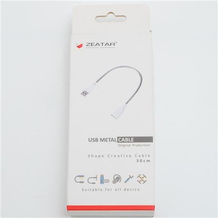 USB METAL CABLE 300MM ZUC9105 ZEATAR