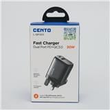 USB FAST CHARGER CT-LQP203 CENTO BLACK