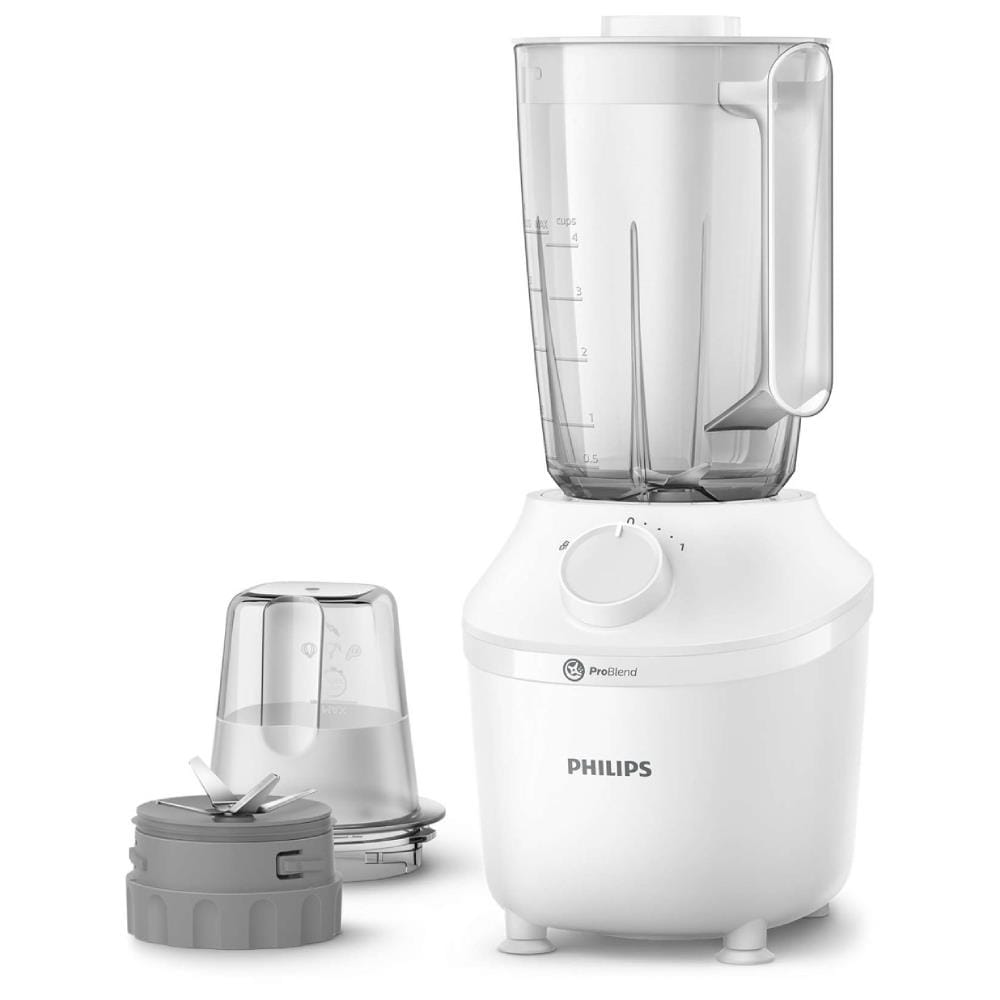 PHILIPS BLENDER HR2041/10 450WATT 1.0LITER 1SPEED+PULSE WITH MILL
