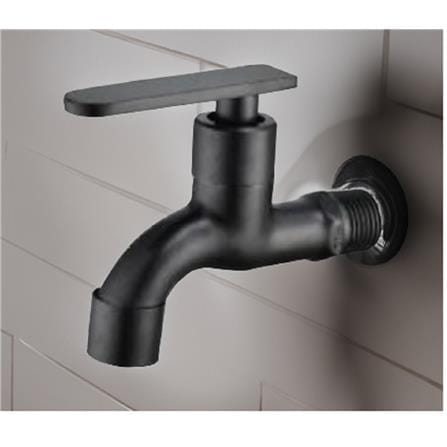 CABANA WALL TAP 1 WAY CB2516SS-BLACK MBK SS304