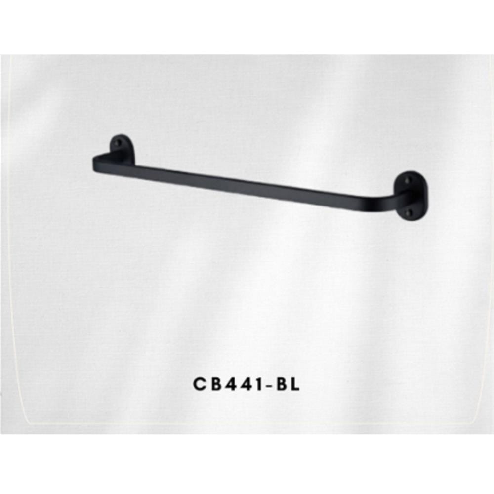 CABANA TOWEL BAR 75CM CB441-BL SS MATT BLACK (H4.70XW75XD7.60 CM)