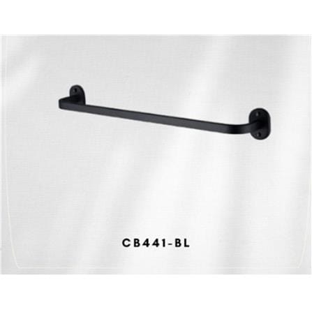 CABANA TOWEL BAR 75CM CB441-BL SS MATT BLACK (H4.70XW75XD7.60 CM)