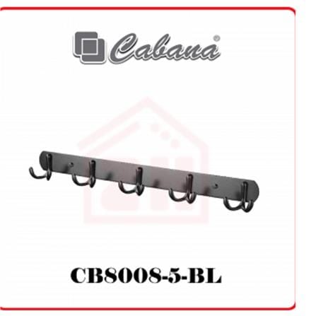 Cabana Hook CB8008-5 BL Matt Black.