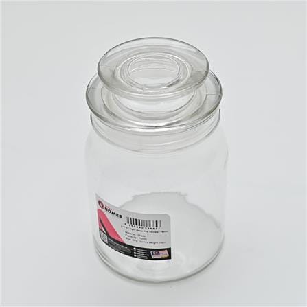LITTLE HOMES AIR TIGHT GLASS POP CANISTER 750ML LH6857