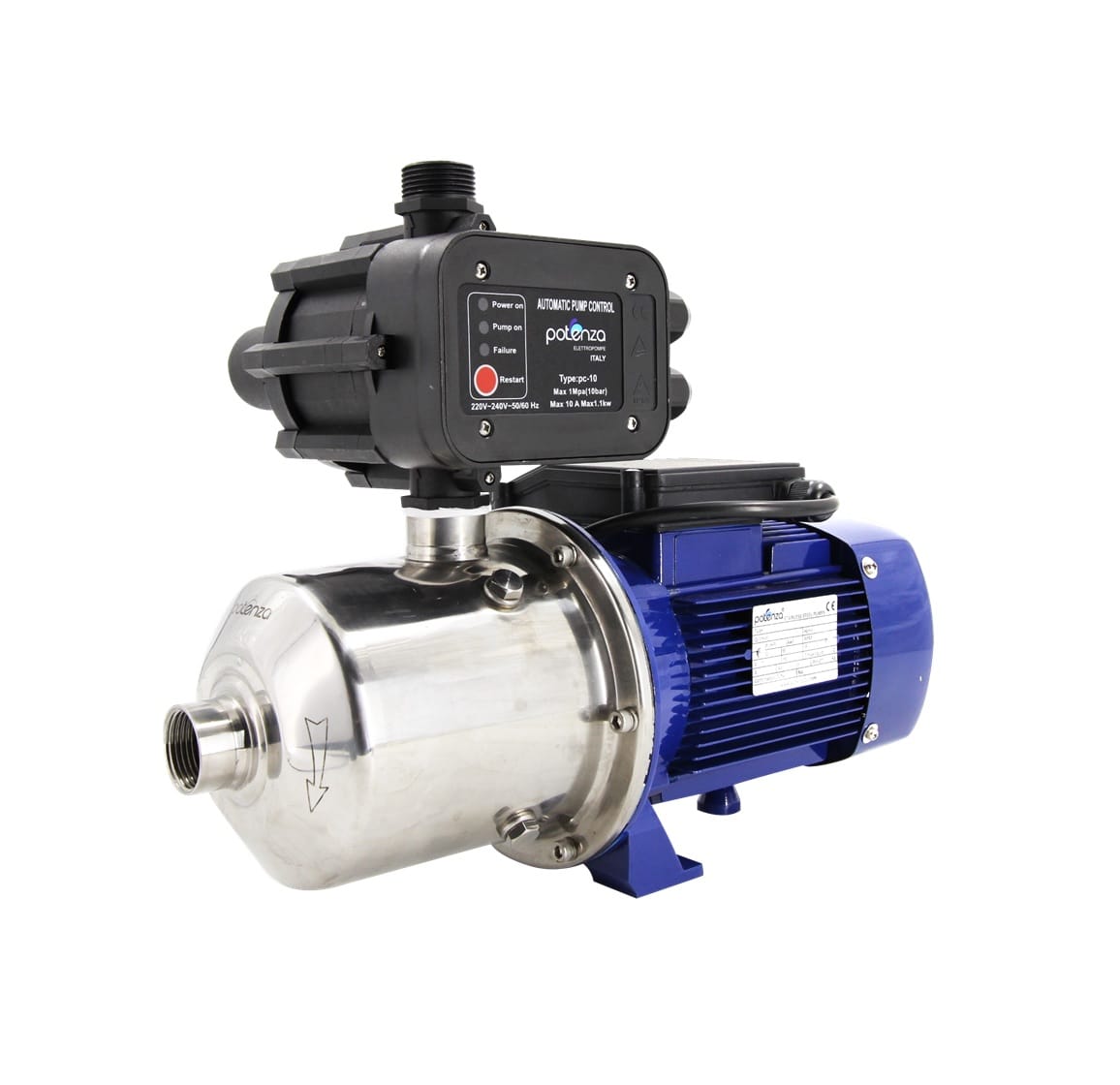 POTENZA BOOSTER PUMP PSW4-40PC 0.75KW