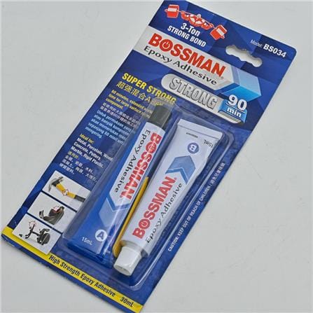 BOSSMAN 35ML CLEAR EPOXY STRONG GLUE BS034 90MINS