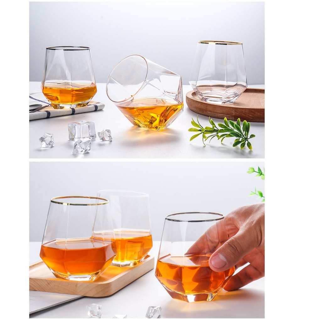 LITTLE HOMES GLASS TUMBLER 6PCS SET 10OZ (DIAMOND) LH3788