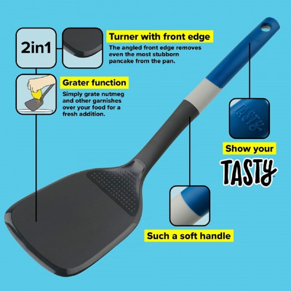 FACKELMANN TASTY LADLE NYLON SOLID TURNER WITH HANDLE