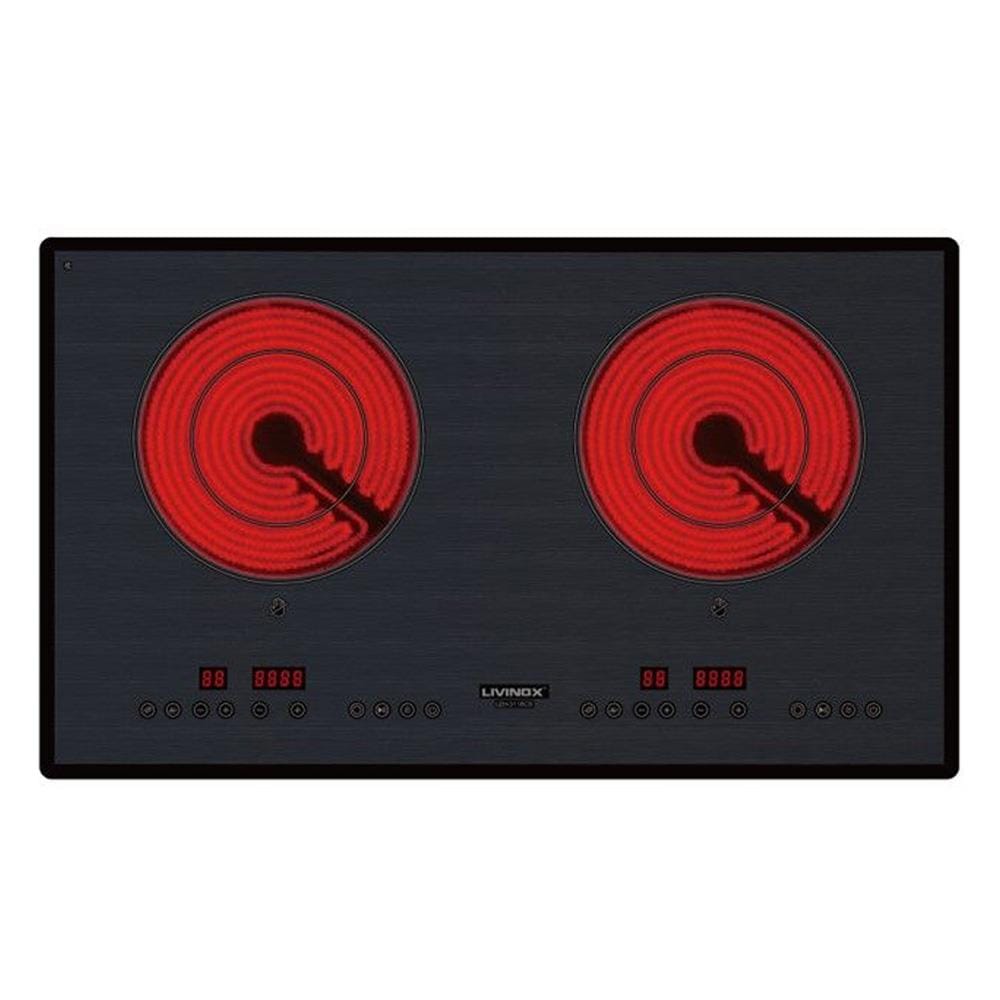 LIVINOX CERAMIC HOB LEH-3118CS 2200WATT 2BURNER 73CM