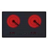 LIVINOX CERAMIC HOB LEH-3118CS 2200WATT 2BURNER 73CM