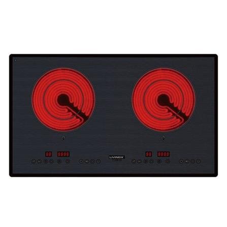LIVINOX CERAMIC HOB LEH-3118CS 2200WATT 2BURNER 73CM