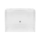 MAKE UP STORAGE BOX  STACKO CURVE 32x20x24CM  CLEAR