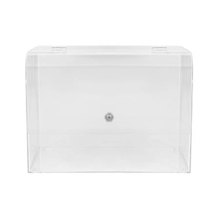 MAKE UP STORAGE BOX  STACKO CURVE 32x20x24CM  CLEAR