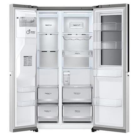 LG SIDE BY SIDE REFRIGERATOR GC-X257CSES 635L SILVER