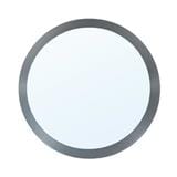 MOYA BATHROOM MIRROR WITH PLASTIC FRAME PENNY 51.5X51.5CM GREY