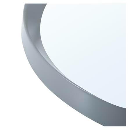 MOYA BATHROOM MIRROR WITH PLASTIC FRAME PENNY 51.5X51.5CM GREY
