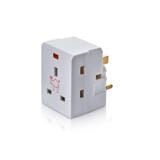 3PIN 3WAY ADAPTOR WITH NEON 2K-333L SELAMAT