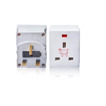 3PIN 3WAY ADAPTOR WITH NEON 2K-333L SELAMAT