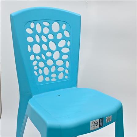 SWI PLASTIC CHAIR DINING MODERN M178C BLUE