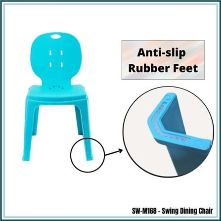 SWI M168 MODERN DINING CHAIR BLUE