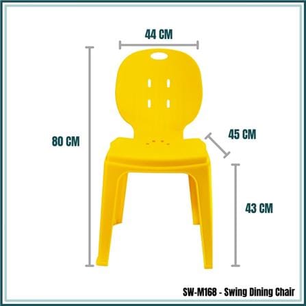 SWI M168 MODERN DINING CHAIR BLUE