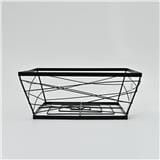 KITCHEN BASKET KECH BLACK 25X25X9CM ZL025 BLACK