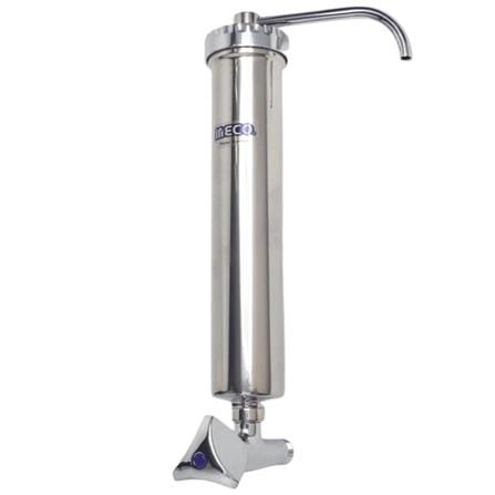 MECO WALL TYPE WATER FILTER MHWF SLIM STAINLESS STEEL  HOUSING 1/2" BSP THREAD
