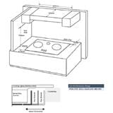 ELECTROLUX GAS HOB EHG9231BC 2BURNERS 5KW 90CM